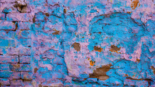 Full frame shot of weathered wall