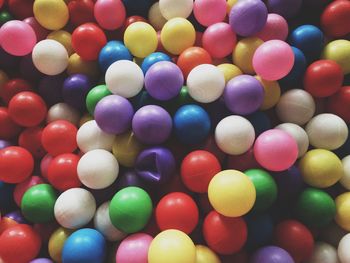 Full frame shot of colorful balls