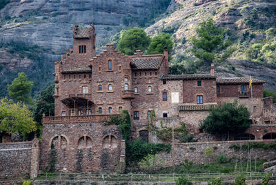 View of old building in village