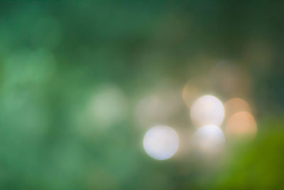 Defocused image of sunlight