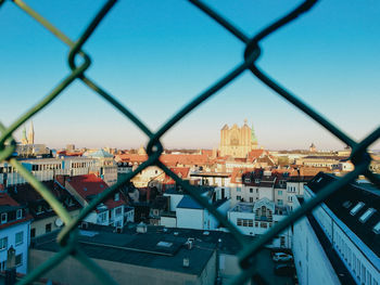 Close-up of chainlink fence