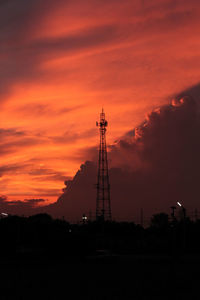 Scenic view of sunset