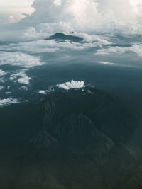 Aerial view of sea