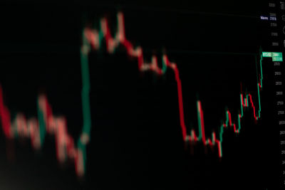 Close-up of illuminated lights