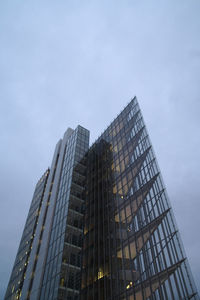 Low angle view of modern building