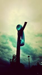 Low angle view of cloudy sky