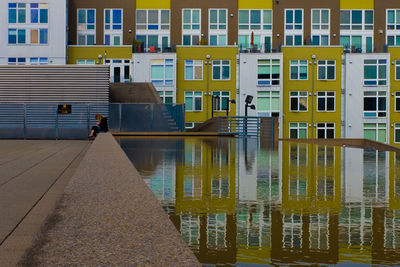 People walking in city