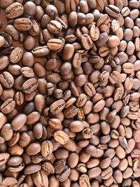 Full frame shot of coffee beans