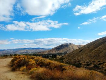 Scenic view of landscape against sky