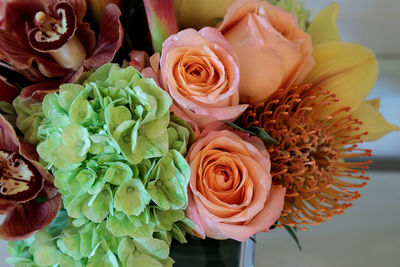 Close-up of rose bouquet