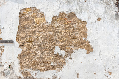 Close-up of weathered wall