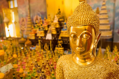 Statue of buddha in temple