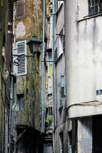 Low angle view of old building