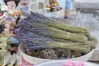 Close-up of food for sale at market stall