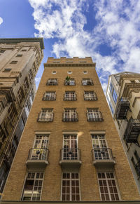 Low angle view of building against sky