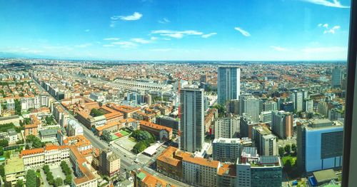 Aerial view of cityscape