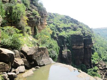 Rock formations on rocks