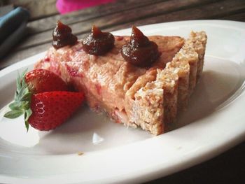 Close-up of served food