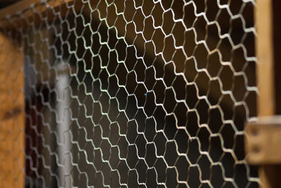 Close-up of chainlink fence