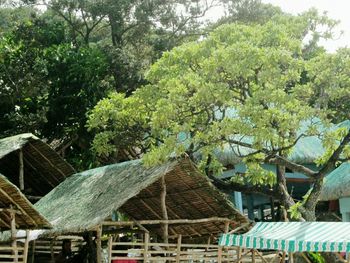 Built structure with trees in background