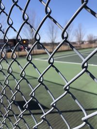 Full frame shot of chainlink fence