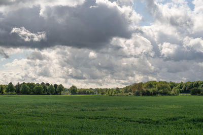 Scenic view of landscape against sky