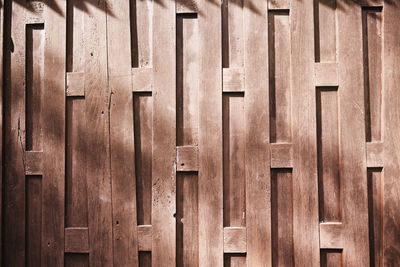 Full frame shot of wood