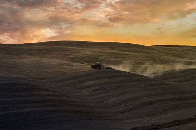 Colline della val d'orcia - toscana, italia