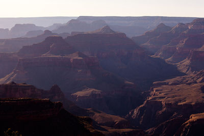 Scenic view of dramatic landscape