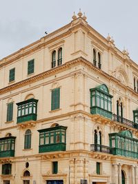 Low angle view of building against sky