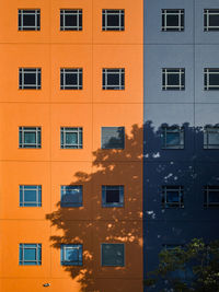 Full frame shot of residential building