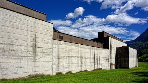 Built structure against blue sky