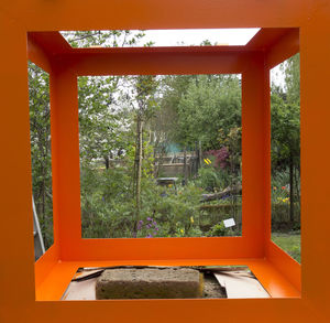 View of window and house