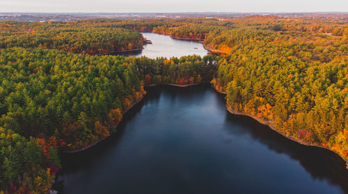 Golden hour lake