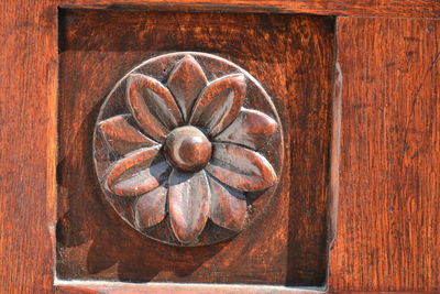 Close-up of door