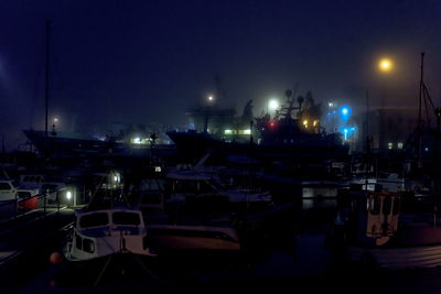 Street light at night