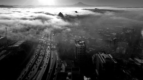 Aerial view of cityscape