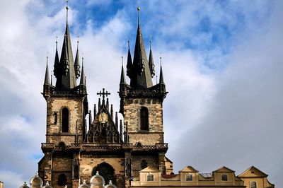 Low angle view of cathedral against sky