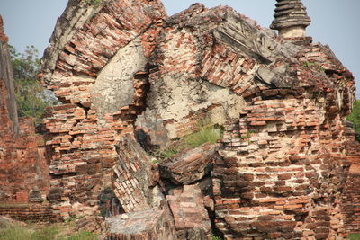 Low angle view of old building