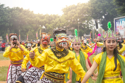 Group of people in traditional clothing