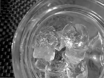 Close-up of drink in water