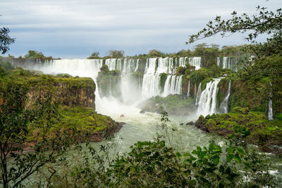 Iguazu falls waterfall