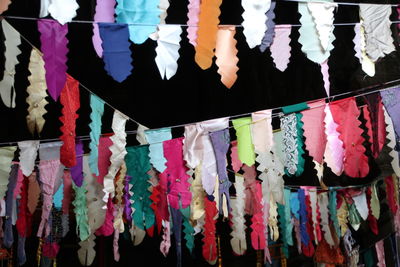 Full frame shot of colorful umbrellas