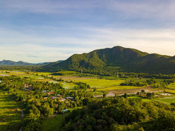 Scenic view of landscape against sky