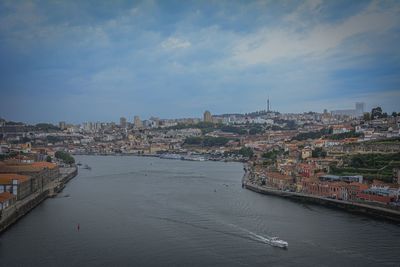 The view from oporto city in portugal 