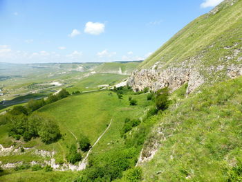 Scenic view of landscape against sky