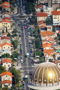 The bahai shrine in haifa