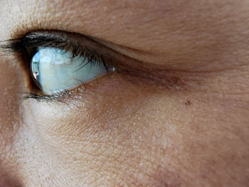 Extreme close-up of human eye