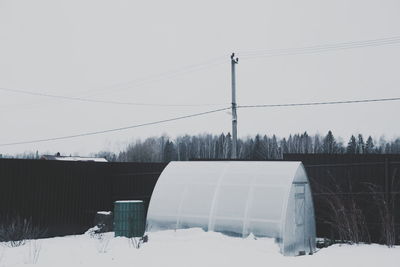 Snow covered landscape