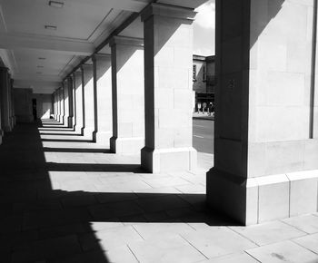 Interior of building